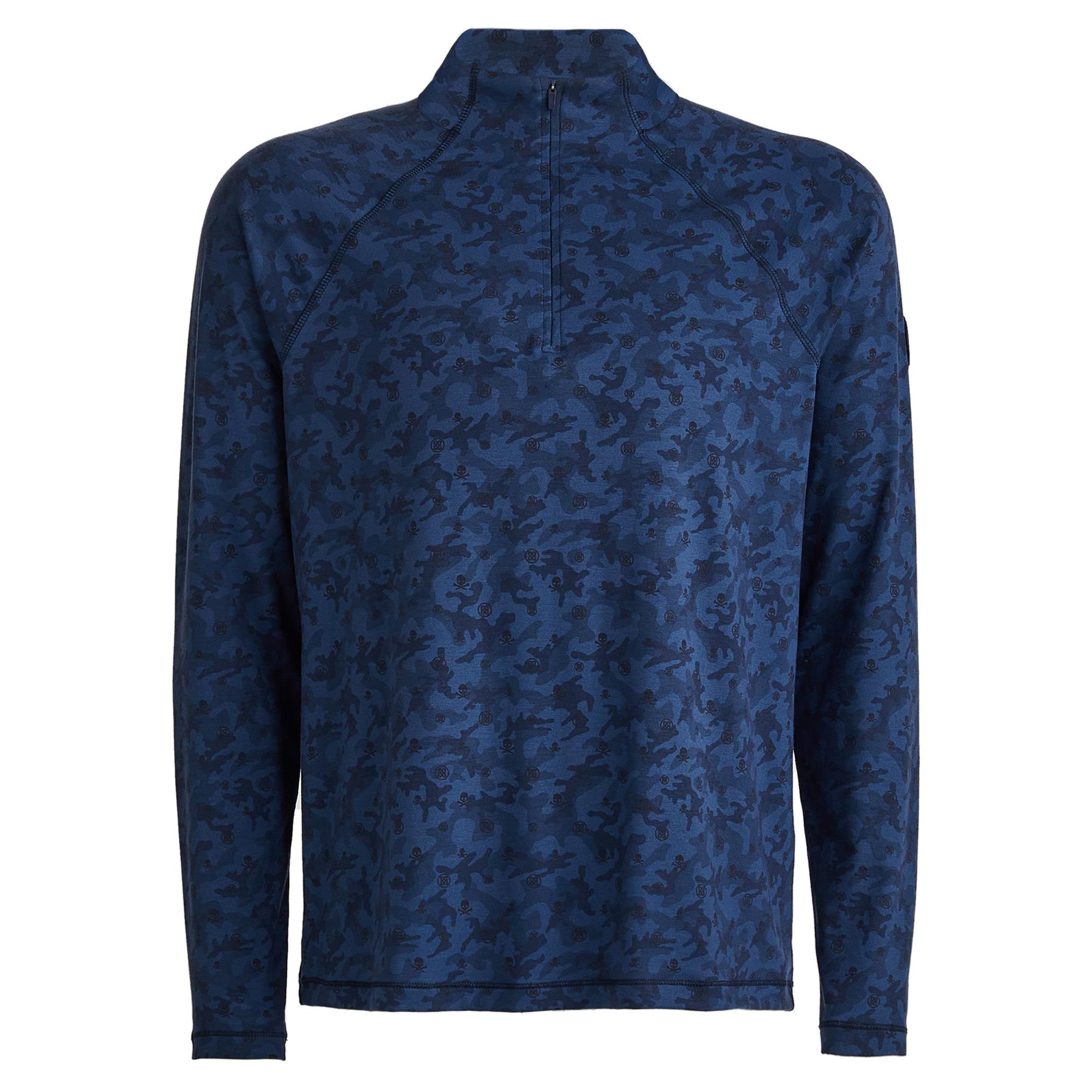 G/FORE Icon Camo Luxe Mens Golf Mid Layer Twilight